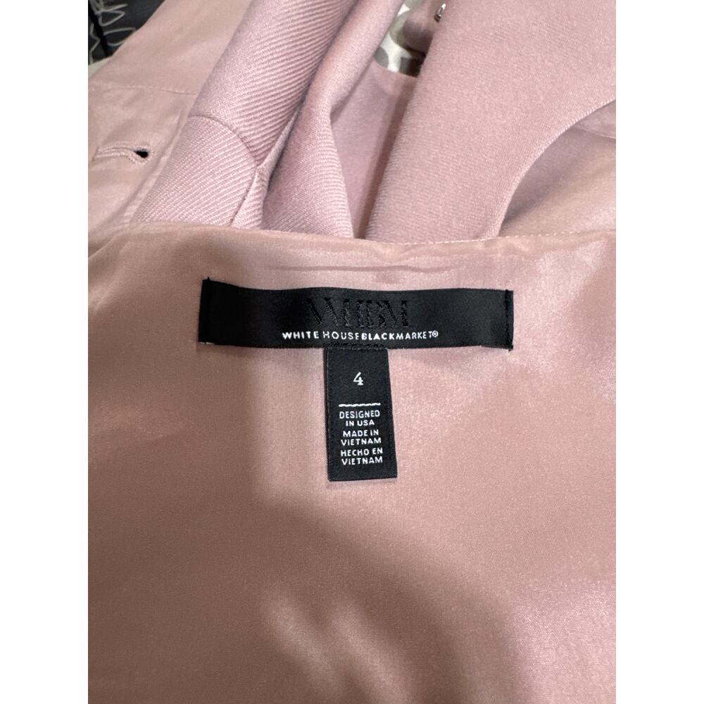 WHBM White House Black Market Tailored Twill Vest Size 4 in Dust Pink - Picture 8 of 9